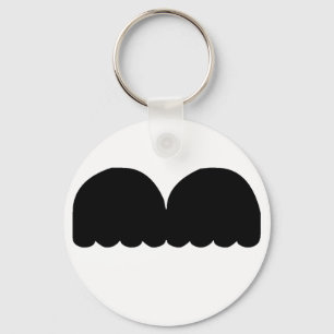 Moustache Key Ring