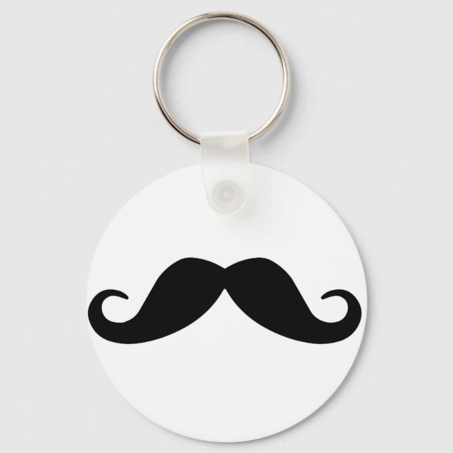 Moustache Key Ring (Front)
