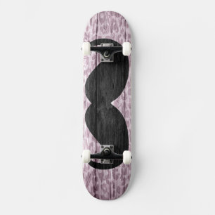 Moustache Leopard Wood Vintage #2 Skateboard