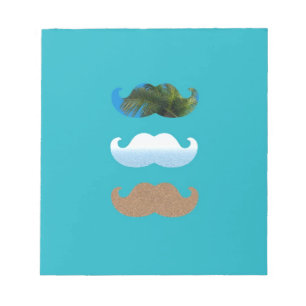 Moustache.. Life's A Beach! Notepad