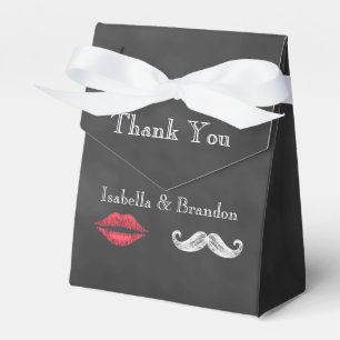Moustache & Lips Favour Box