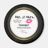Moustache & Lips Mr. & Mrs. - Anniversary