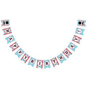 Moustache Little Man Birthday Party Banner Editabl