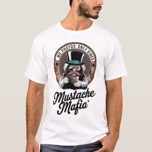 Moustache Mafia Vibes – Steampunk Tamarin T-Shirt