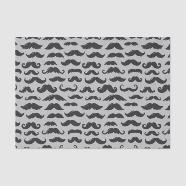 Moustache Mash Tissue Paper (Front)
