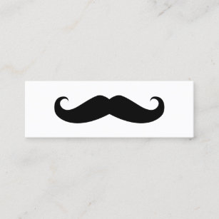 Moustache Mini Business Card