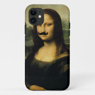 Moustache Mona Lisa iPhone 11 Case