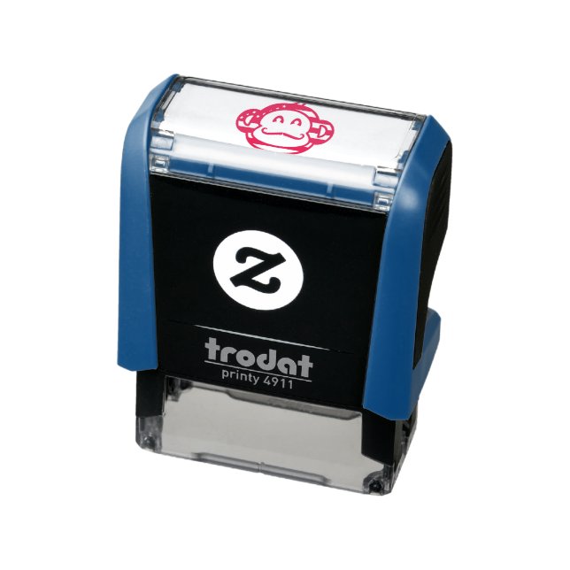 Moustache Monkey Self-inking Stamp (Product)