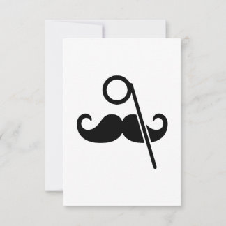 Moustache monocle