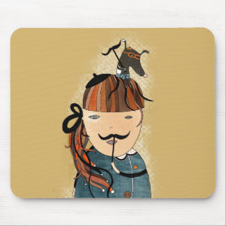 Moustache MousePad by Krize