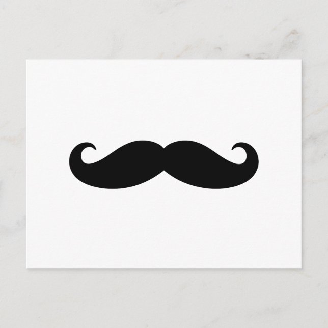 Moustache Moustache, Moustache design Postcard (Front)
