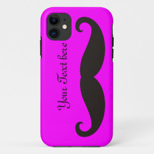 Moustache / Moustache / Schnurrbart iPhone 11 Case