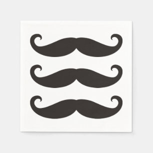 Moustache / Moustache / Schnurrbart + your ideas Napkin