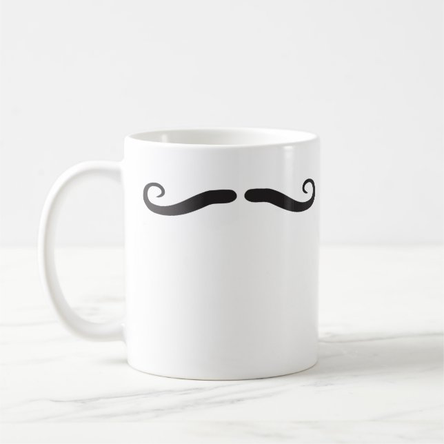 moustache mug (Left)