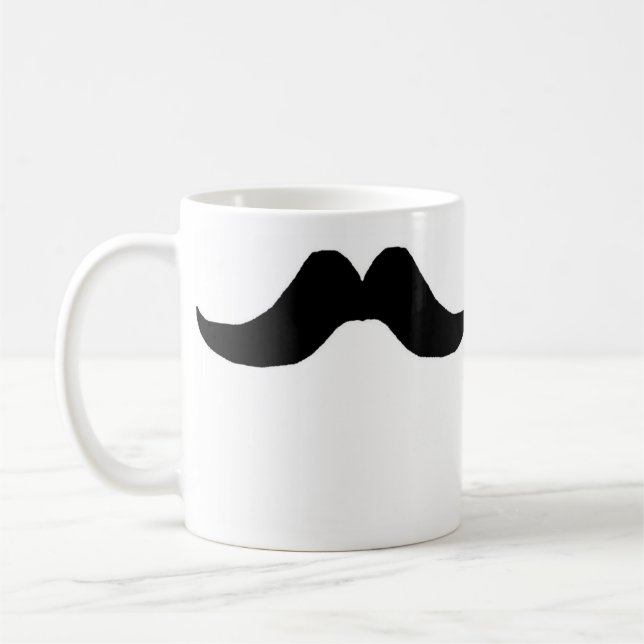 moustache mug (Left)