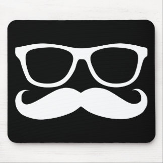 Moustache Nerd Mouse Mat