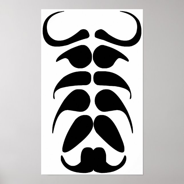 Moustache Party Poster (Front)