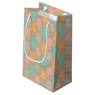Moustache pattern 2 small gift bag