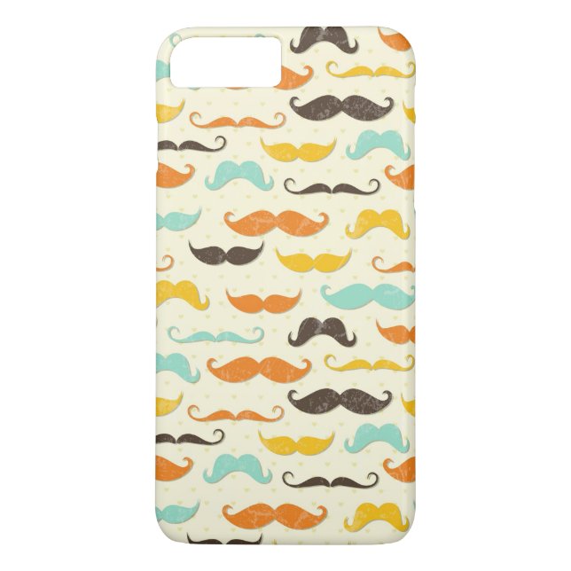 Moustache pattern 3 Case-Mate iPhone case (Back)