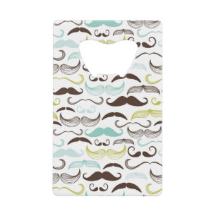 Moustache pattern, retro style 2