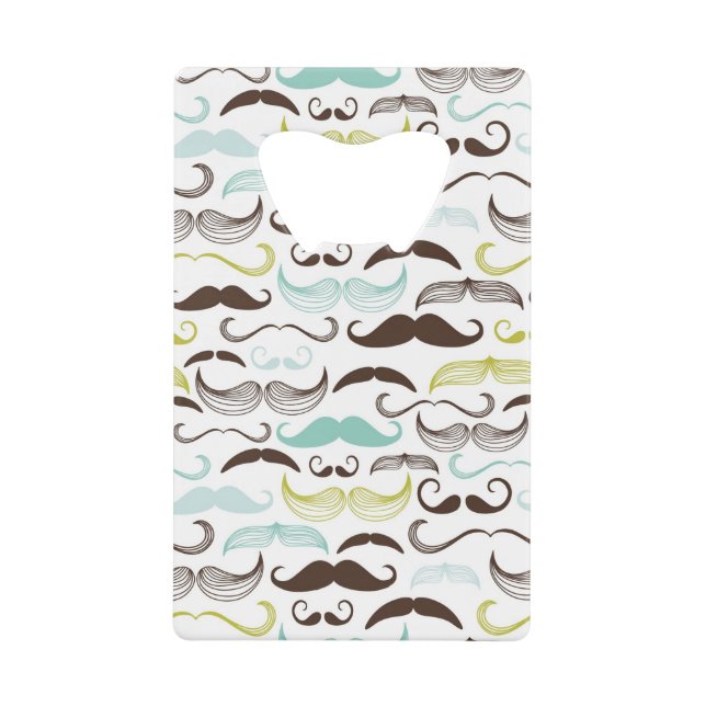 Moustache pattern, retro style 2 (Front)