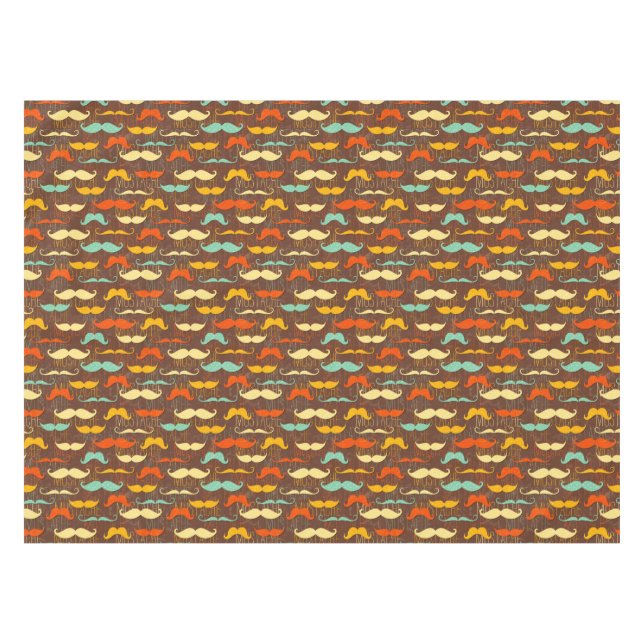 Moustache pattern tablecloth (Front (Horizontal))