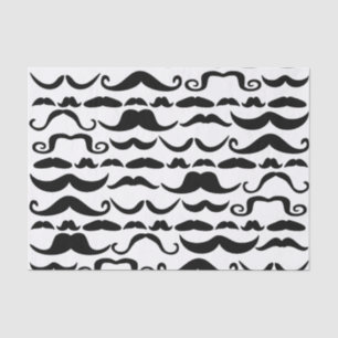 Moustache Pattern Tissue Paper