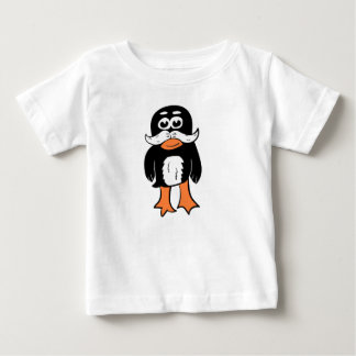 Moustache Penguin Baby T-Shirt