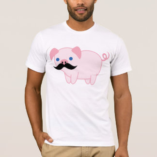 Moustache Pig T-Shirt