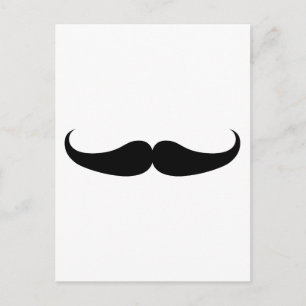 Moustache Postcard