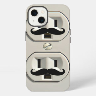 Moustache power outlet iPhone 13 case