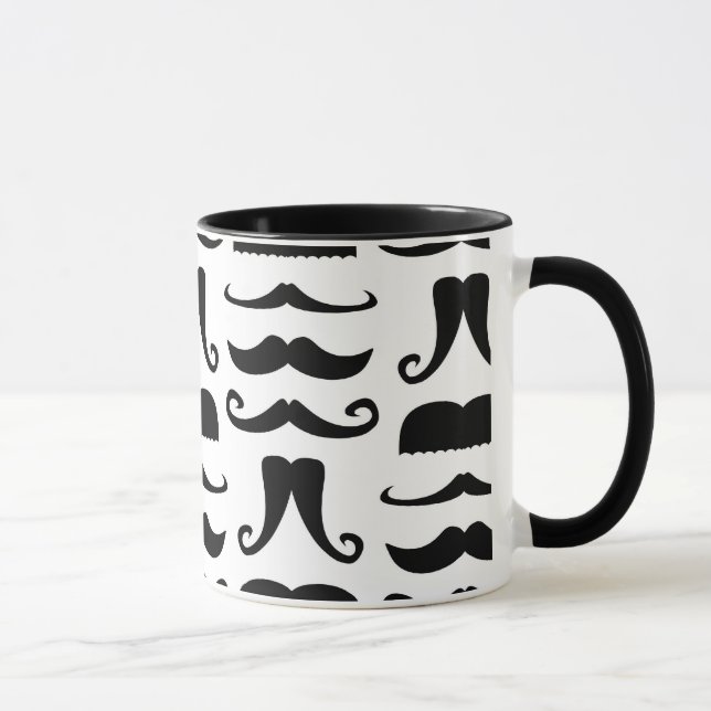 Moustache Print Mug (Right)