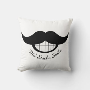 Moustache Smile Cushion