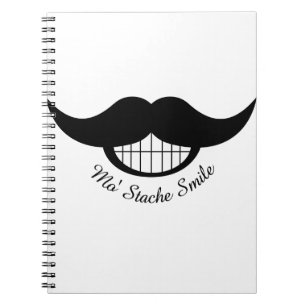 Moustache Smile Notebook
