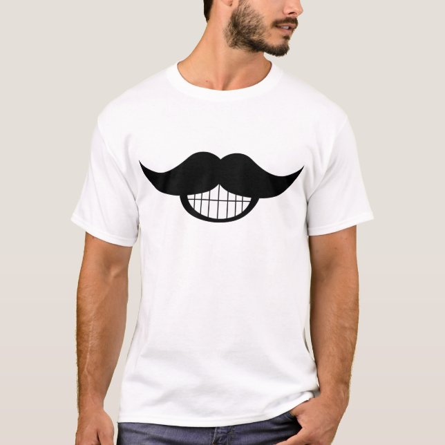 Moustache Smile T-Shirt (Front)