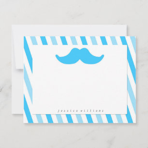 Moustache Stationery Note Card