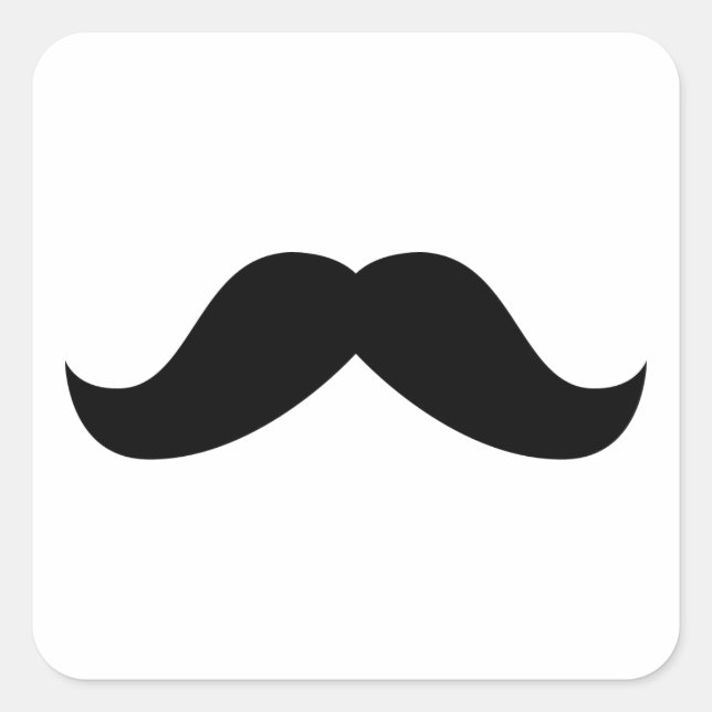 Moustache Sticker (Front)