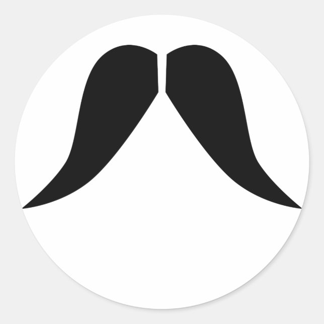 Moustache Sticker (Front)