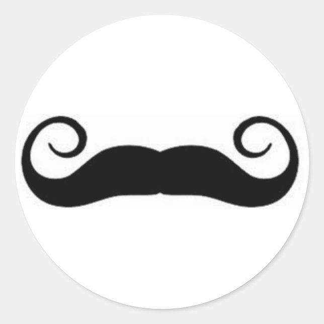 Moustache Sticker (Front)