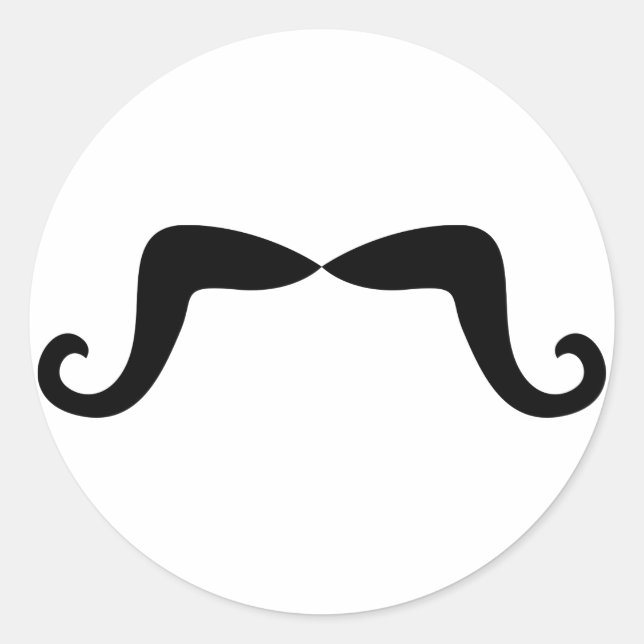 Moustache Sticker (Front)