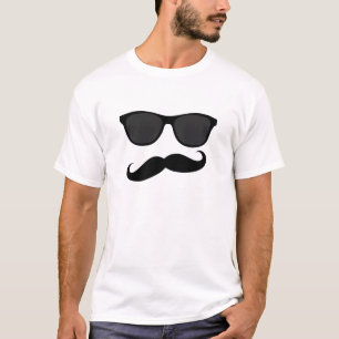 Moustache. T-shirt. T-Shirt