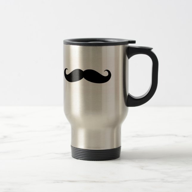 Moustache Travel Mug (Right)