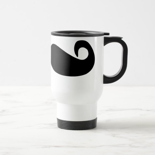Moustache Travel Mug (Right)