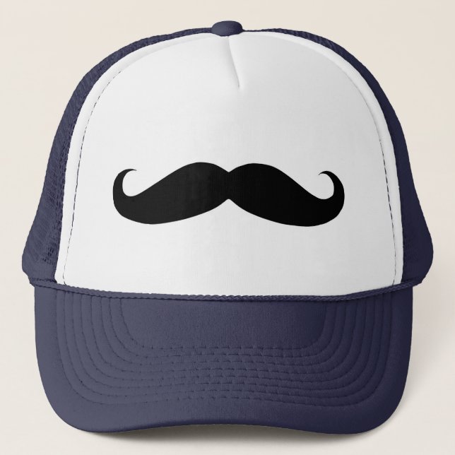 Moustache Trucker Cap (Front)