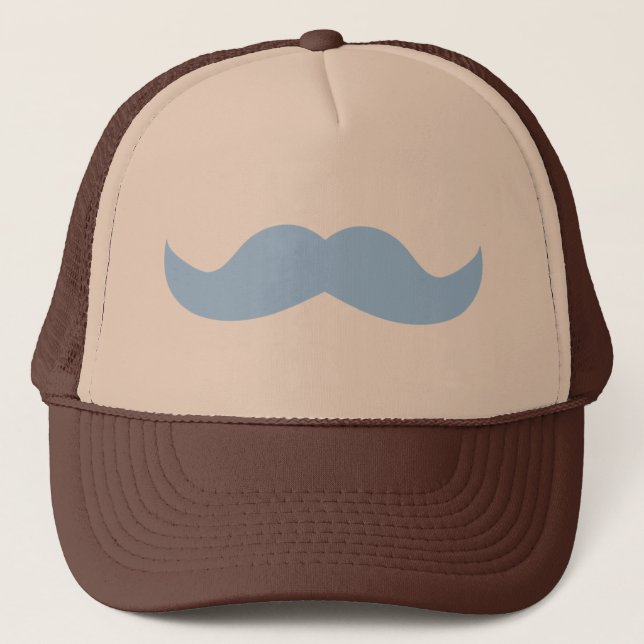 Moustache Trucker Hat (Front)