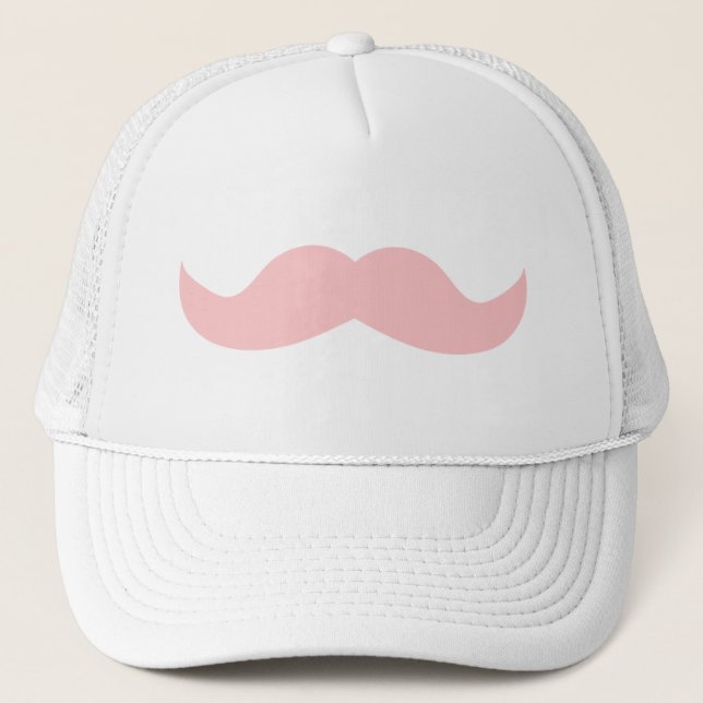 Moustache Trucker Hat (Front)