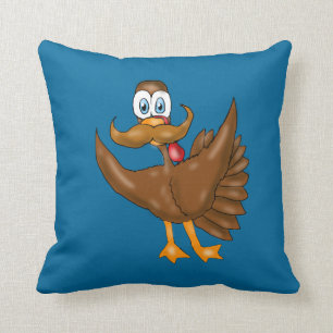 Moustache Turkey Pillow