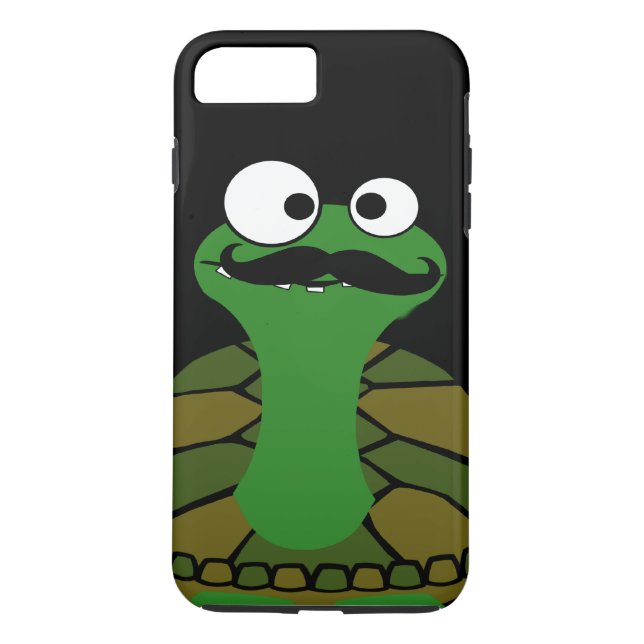 Moustache Turtle Case-Mate iPhone Case (Back)