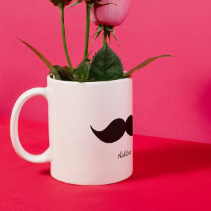 Moustache, Valentine's Day Couple Gift,  Mug