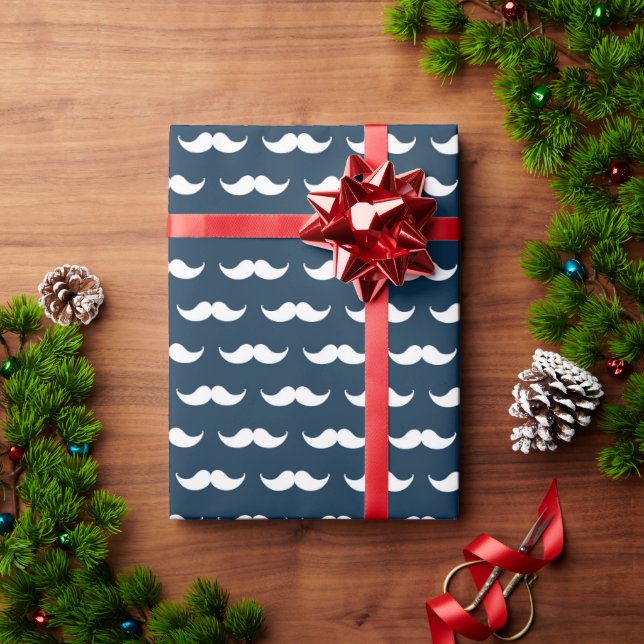 Moustache Wrapping Paper (Holiday Gift)